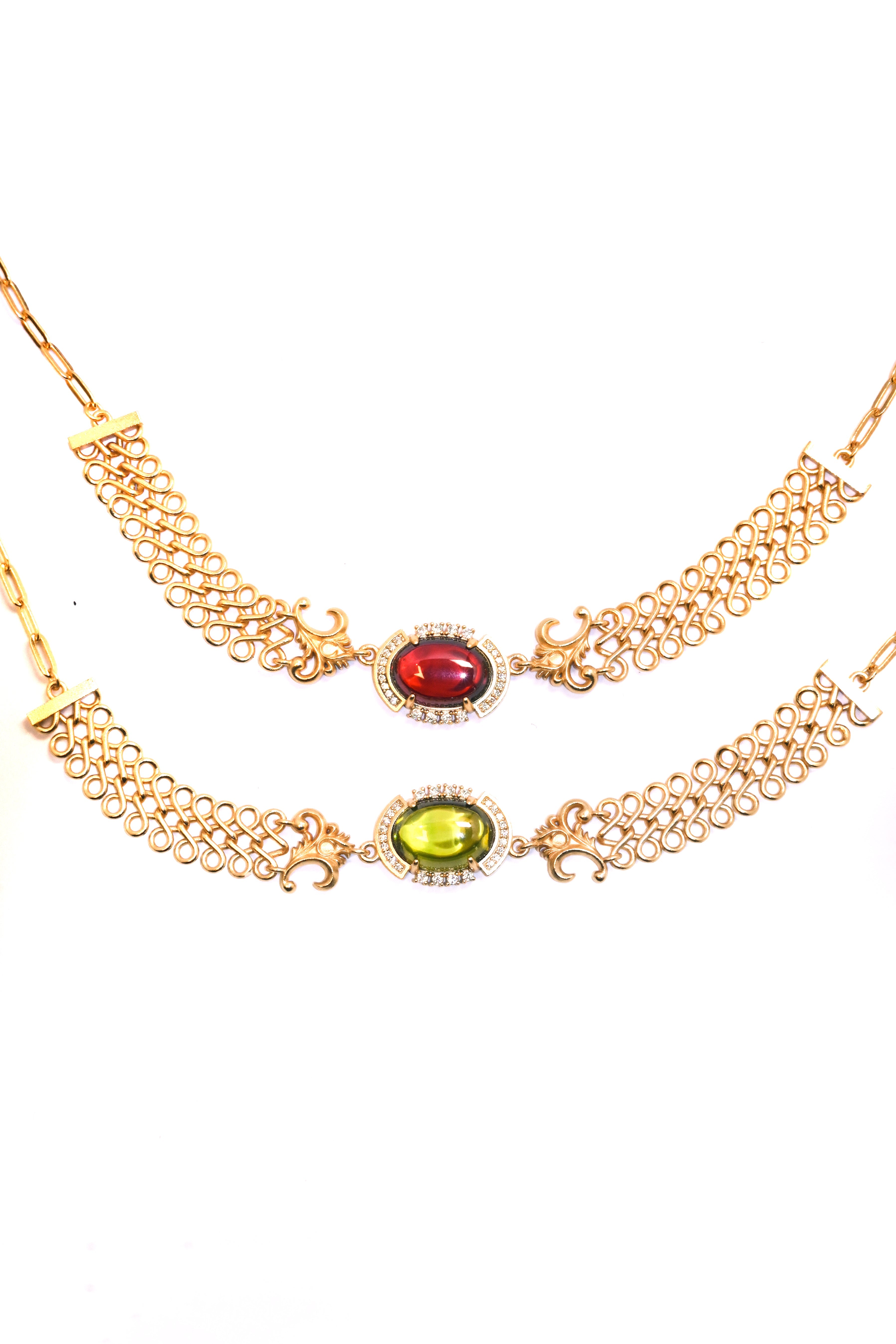 with 14K Champagne Gold