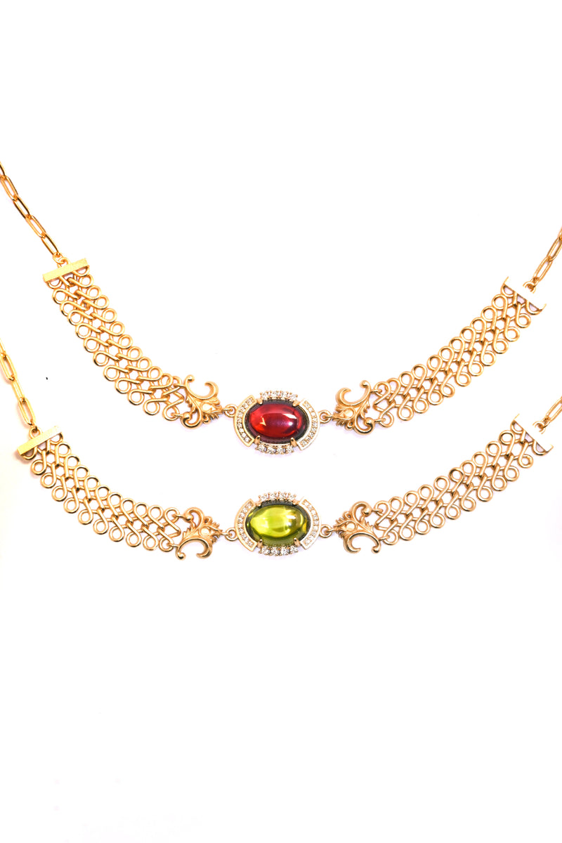 with 14K Champagne Gold