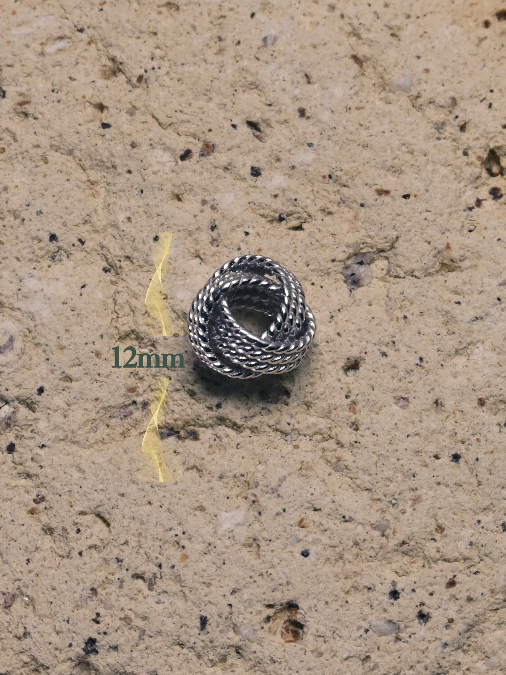 Solace & I | "The Infinite Loop" Mobius Pendant – Hand-Textured S925 Sterling Silver Necklace