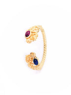 Solace & I | "Baroque Solace" Royal Cuff - S925 Silver with 14K Champagne Gold& Dual-Tone Gems