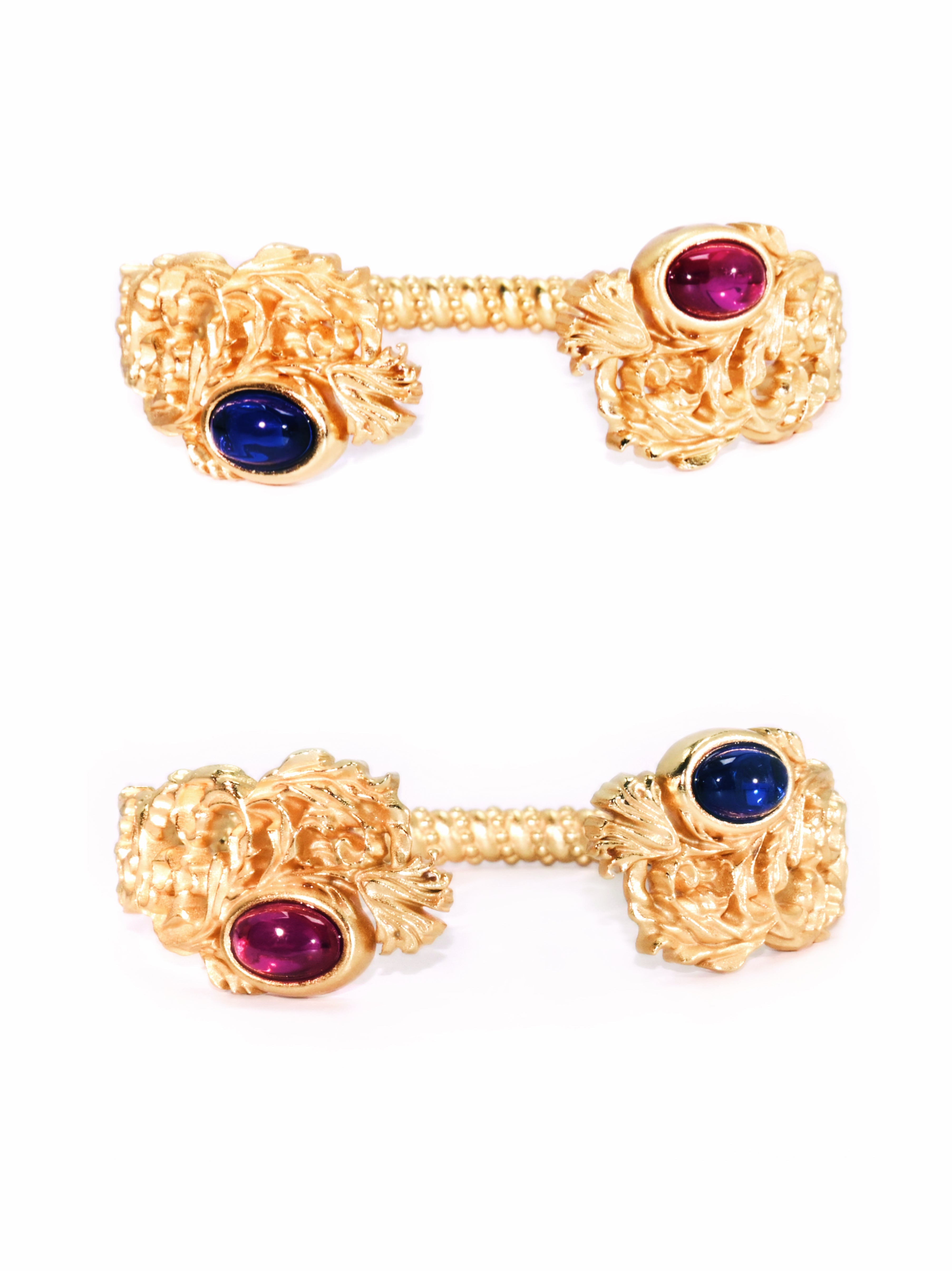 Solace & I | "Baroque Solace" Royal Cuff - S925 Silver with 14K Champagne Gold& Dual-Tone Gems