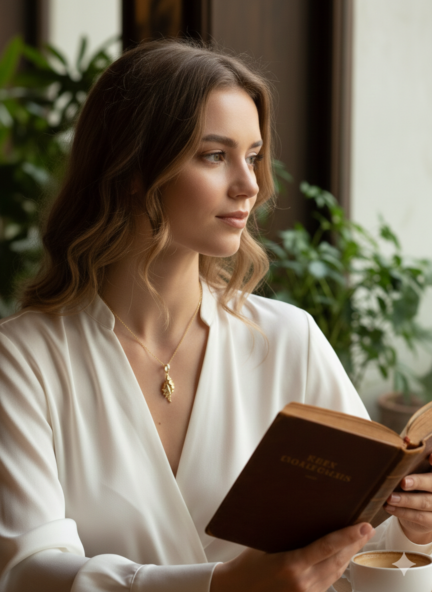 Solace & I | "Ocean Whisper" Shell Necklace - Hand-Textured S925 Silver with 14K Champagne Gold